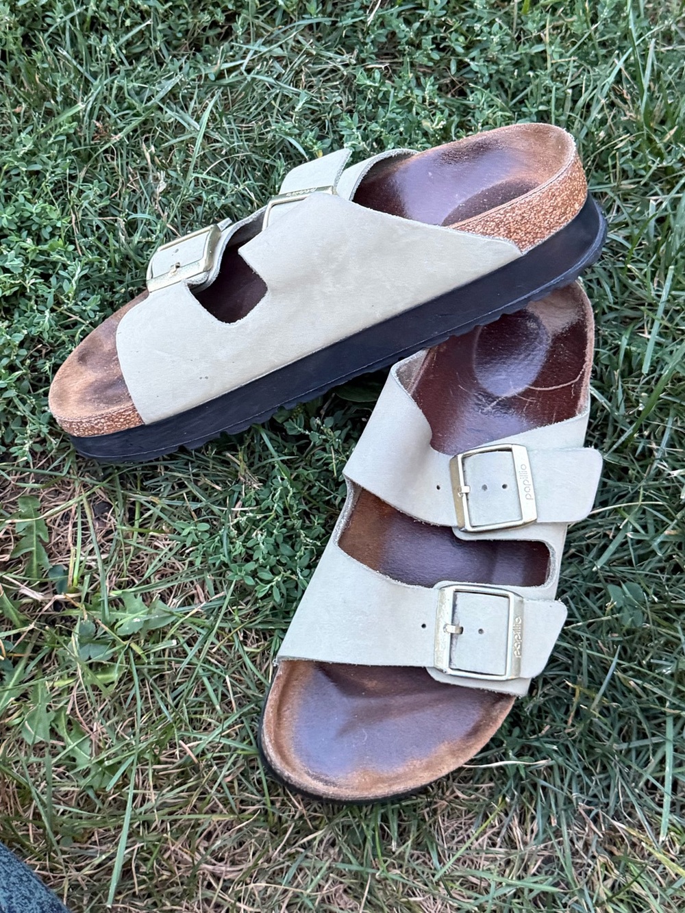 BIRKENSTOCK Arizona Papillio Flex Platform Double-Buckle Sandals L7
